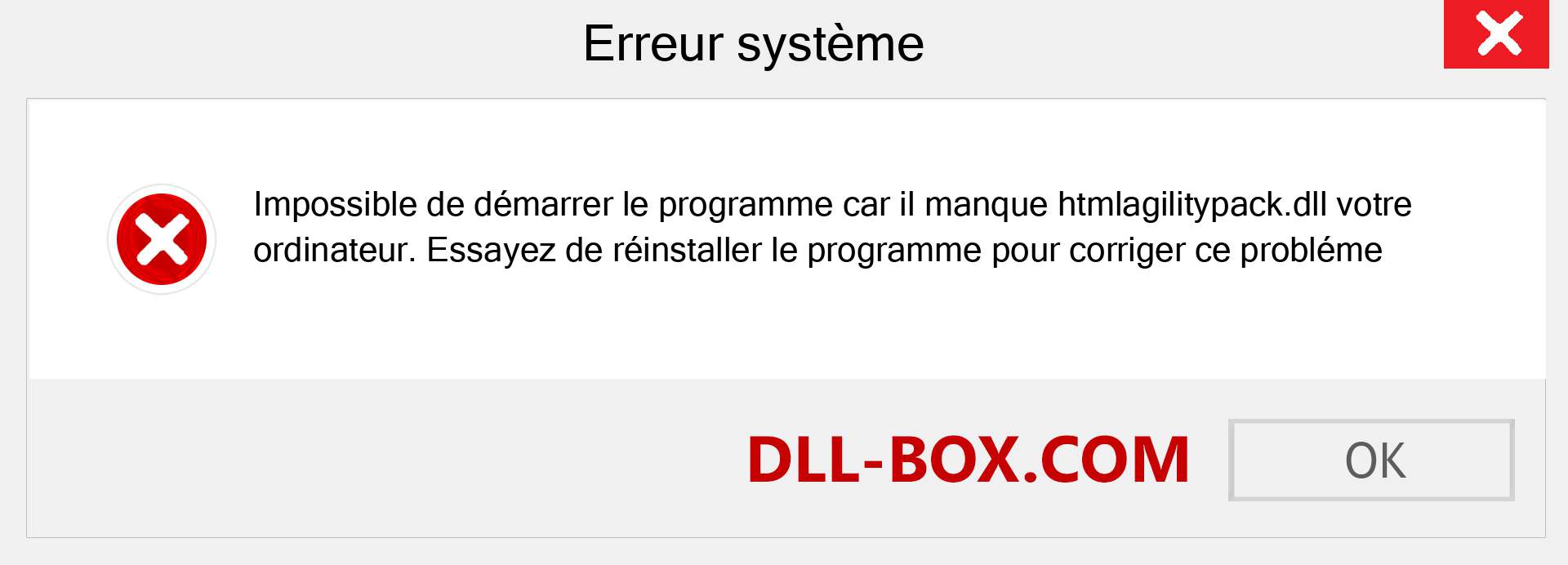 Le fichier htmlagilitypack.dll est manquant ?. Télécharger pour Windows 7, 8, 10 - Correction de l'erreur manquante htmlagilitypack dll sur Windows, photos, images